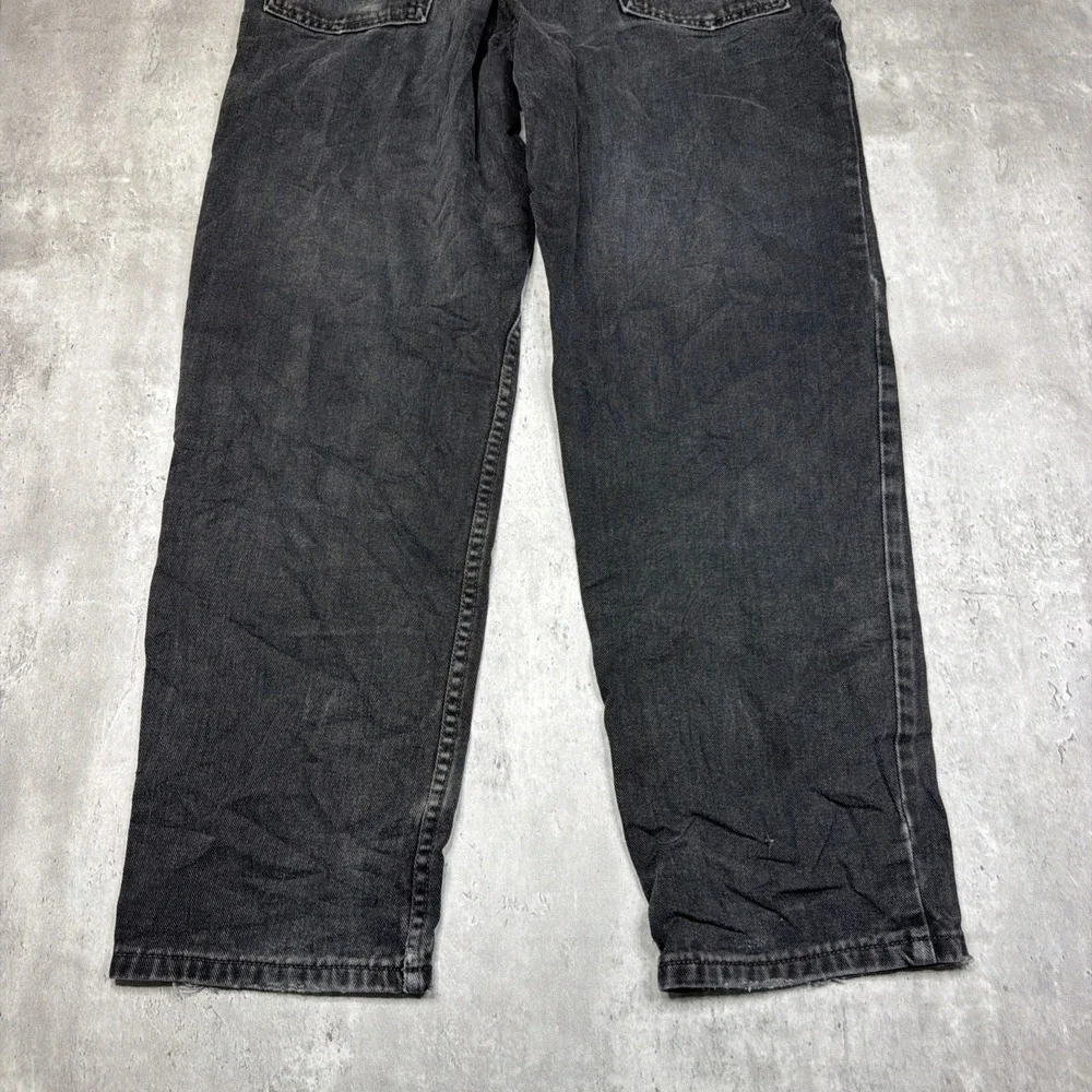 Vintage 90s Levi's 550 Relaxed Fit Jeans Men 33x30 Black Made in USA Grunge Work